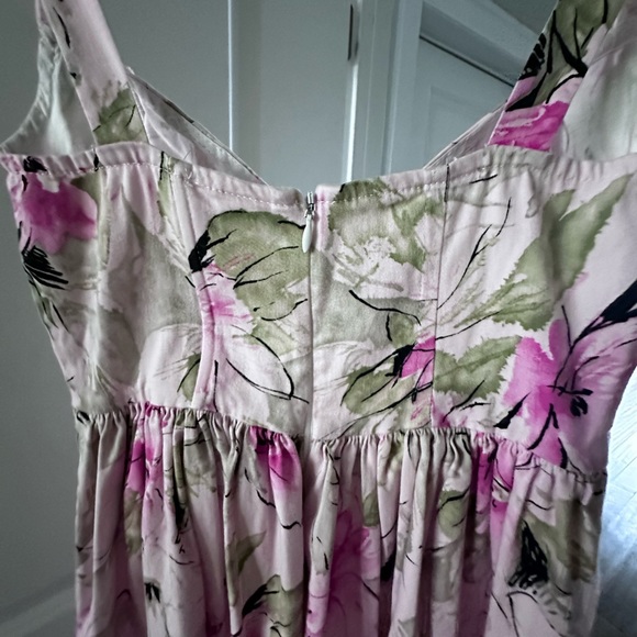 Vintage floral corset dress - Picture 7 of 8